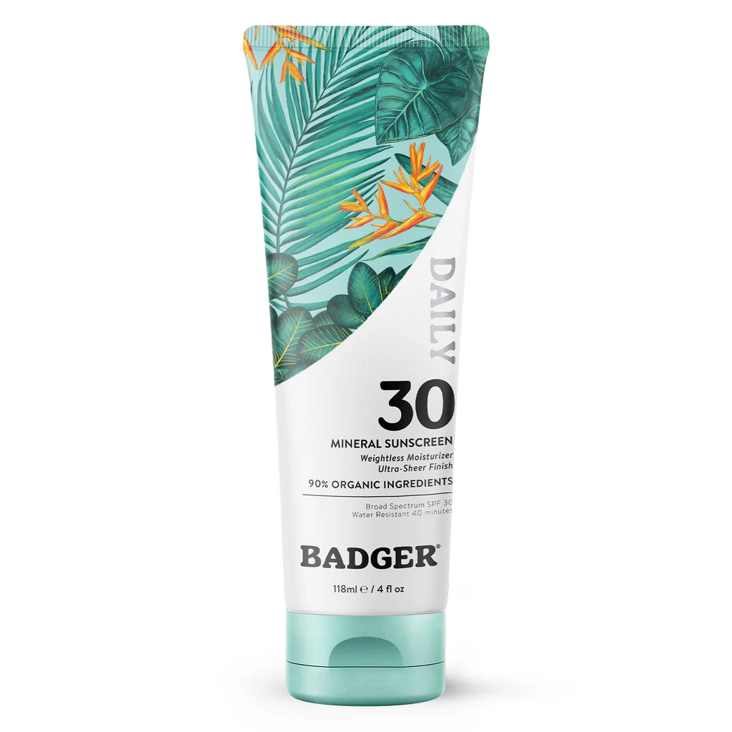  SPF 30 Daily Mineral Sunscreen Cream 4oz