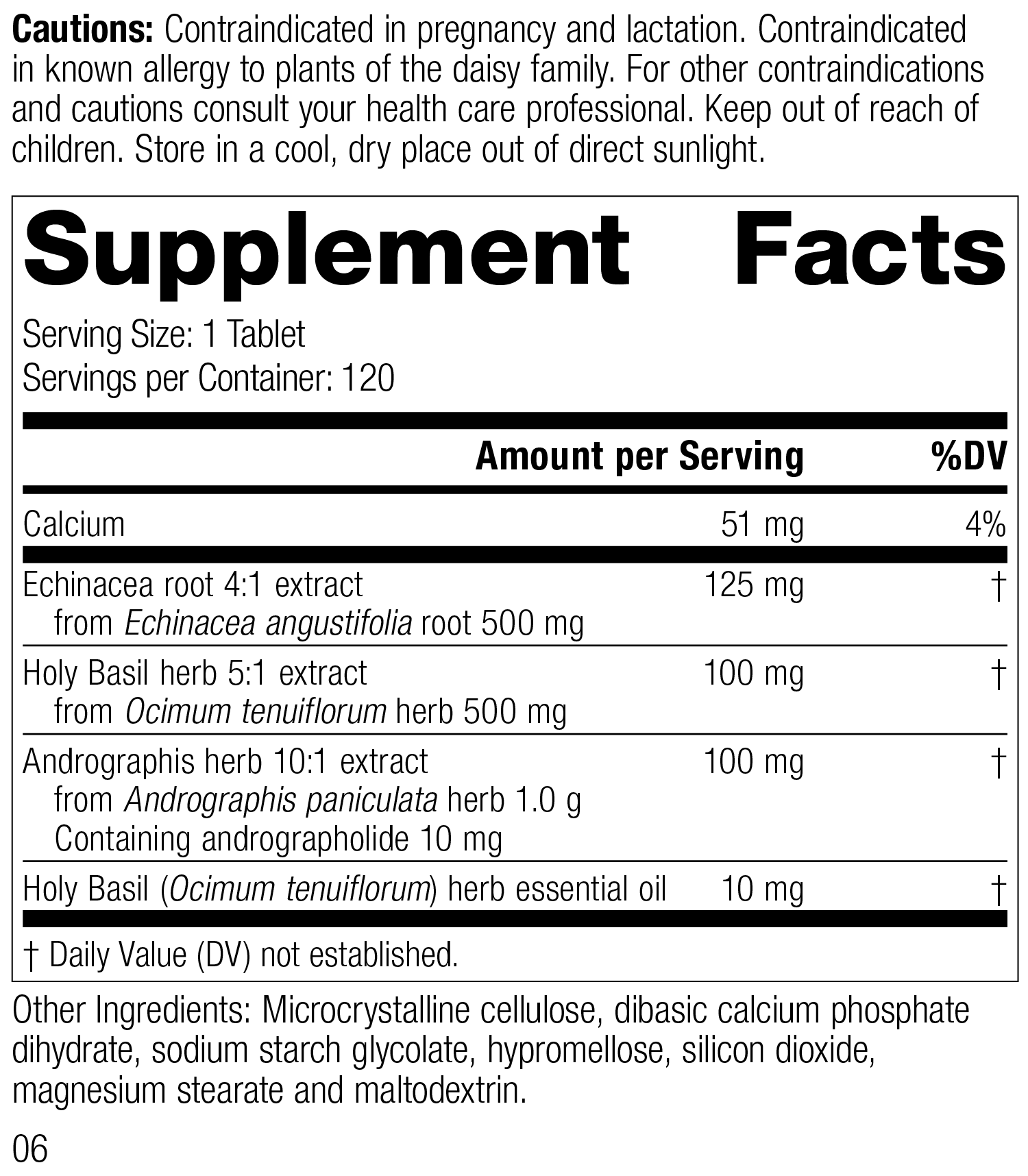 Andrographis Complex, 120 Tablets - Image 2
