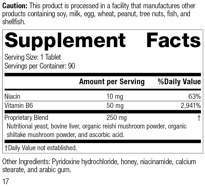B6-Niacinamide, 90 Tablets - Image 2