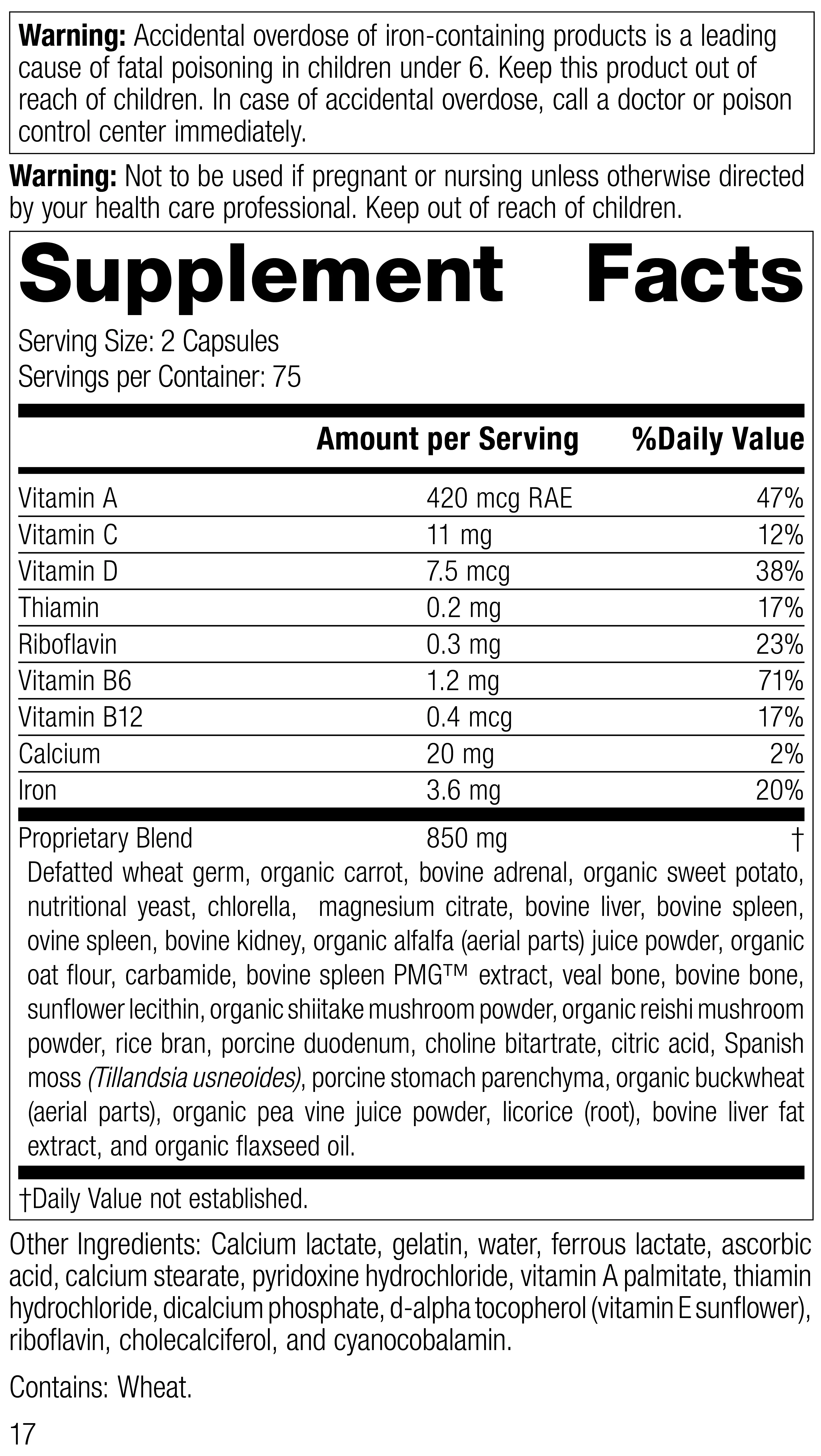 Catalyn® with Iron, 150 Capsules - Image 3