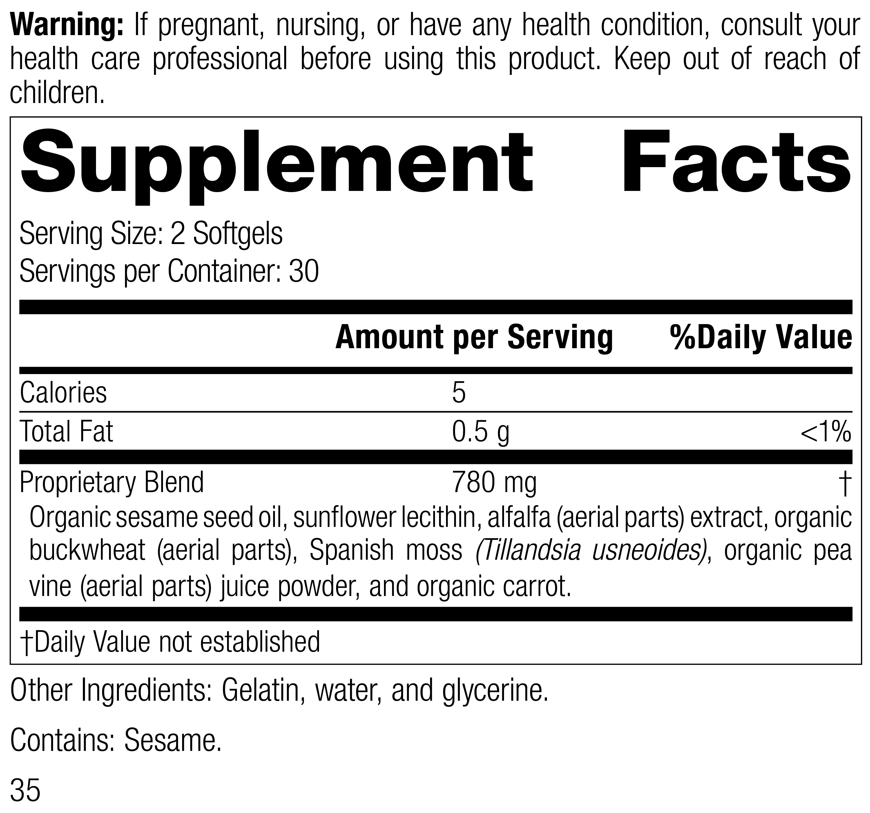 Chlorophyll Complex™, 60 Softgels - Image 2