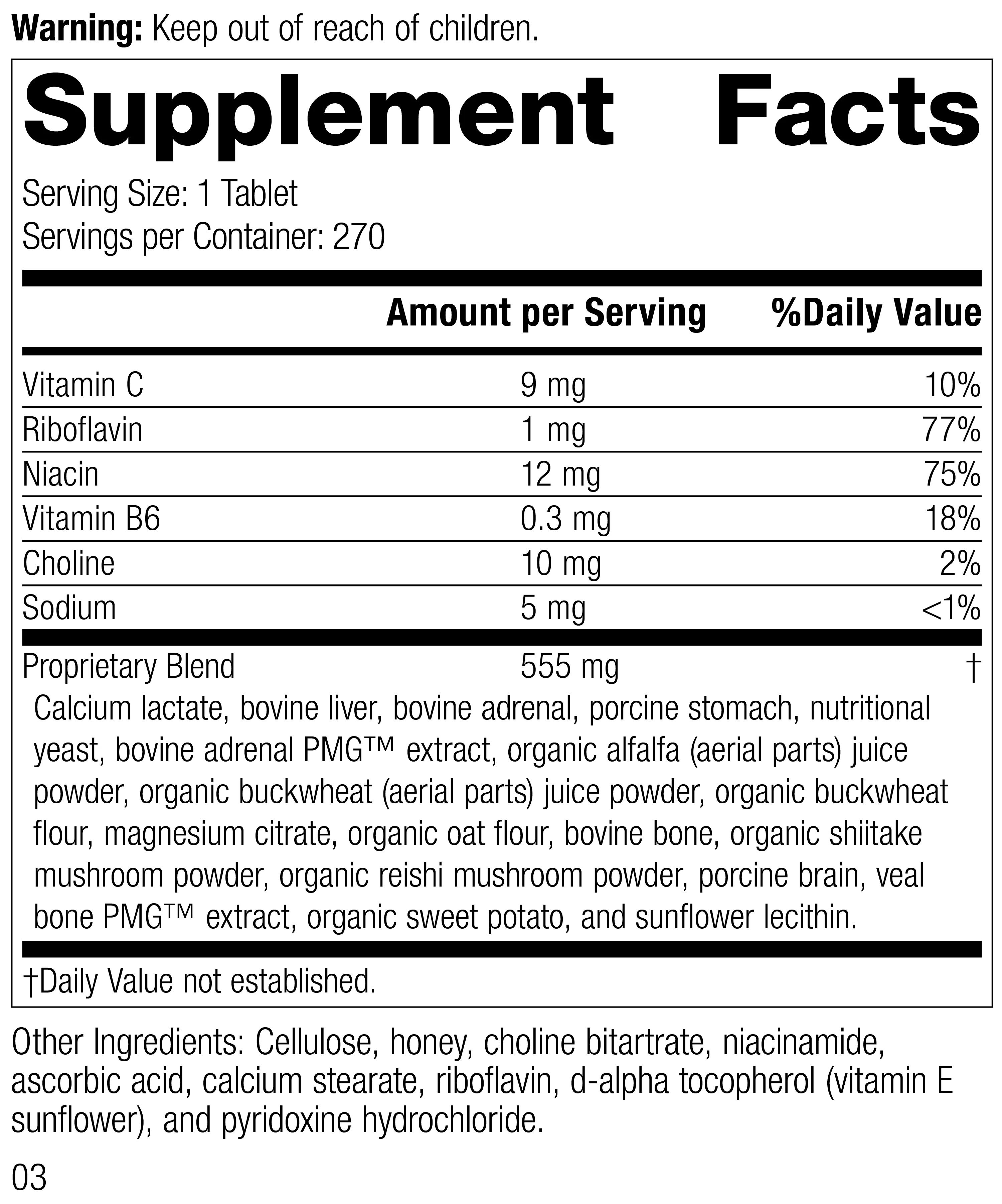 Drenamin®, 270 Tablets - Image 2
