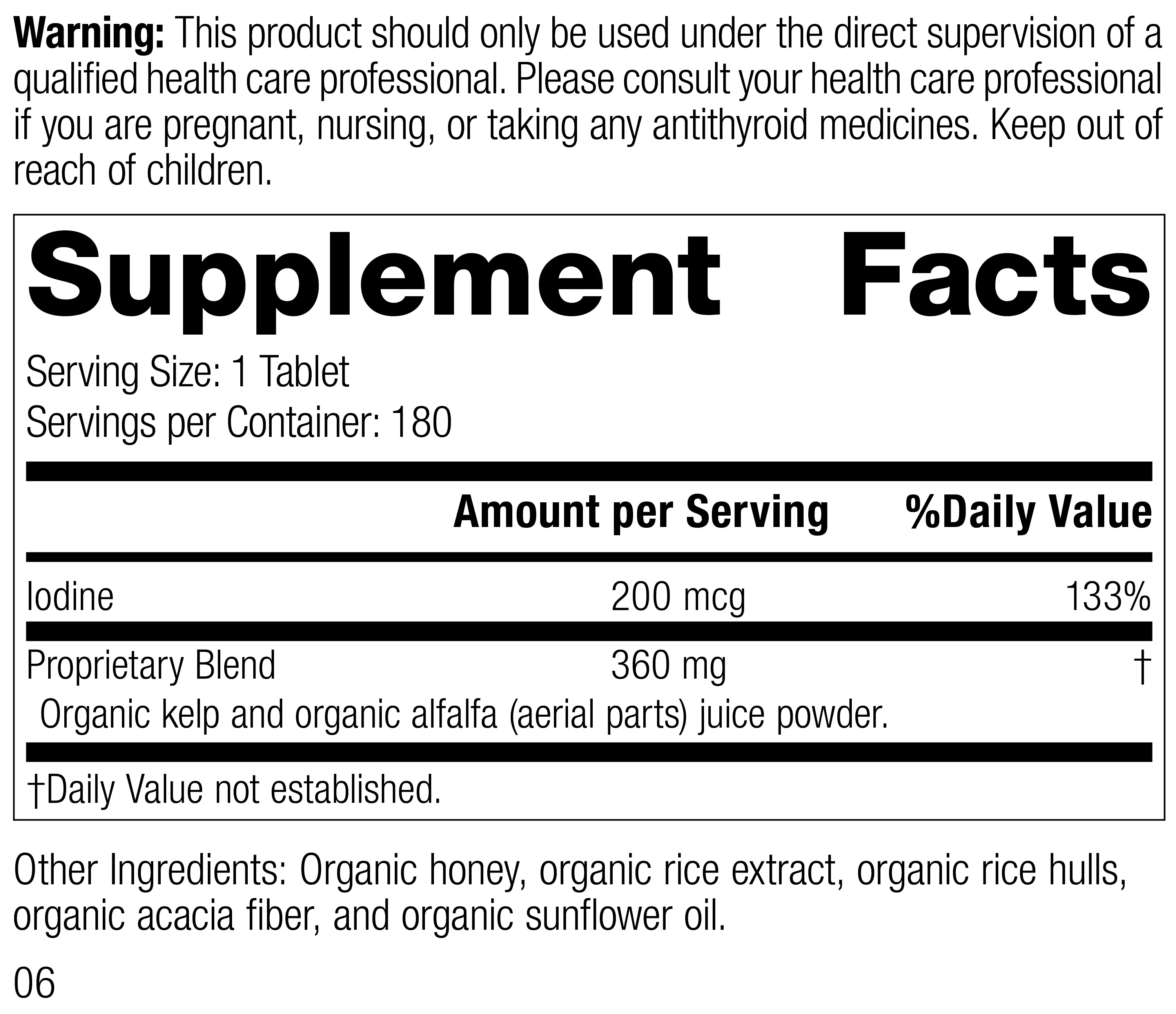Organically Bound Minerals-Organic, 180 Tablets - Image 3