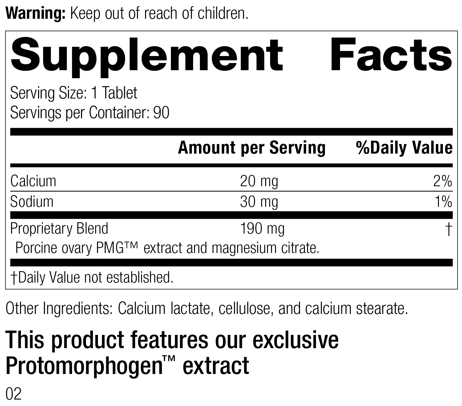 Ovatrophin P PMG™, 90 Tablets - Image 3