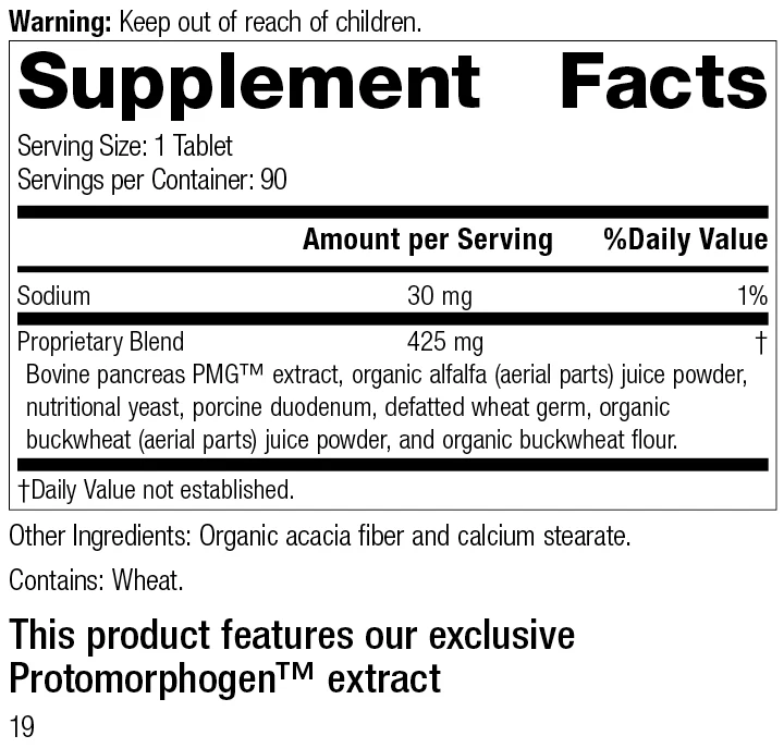 Pancreatrophin PMG®, 90 Tablets - Image 2