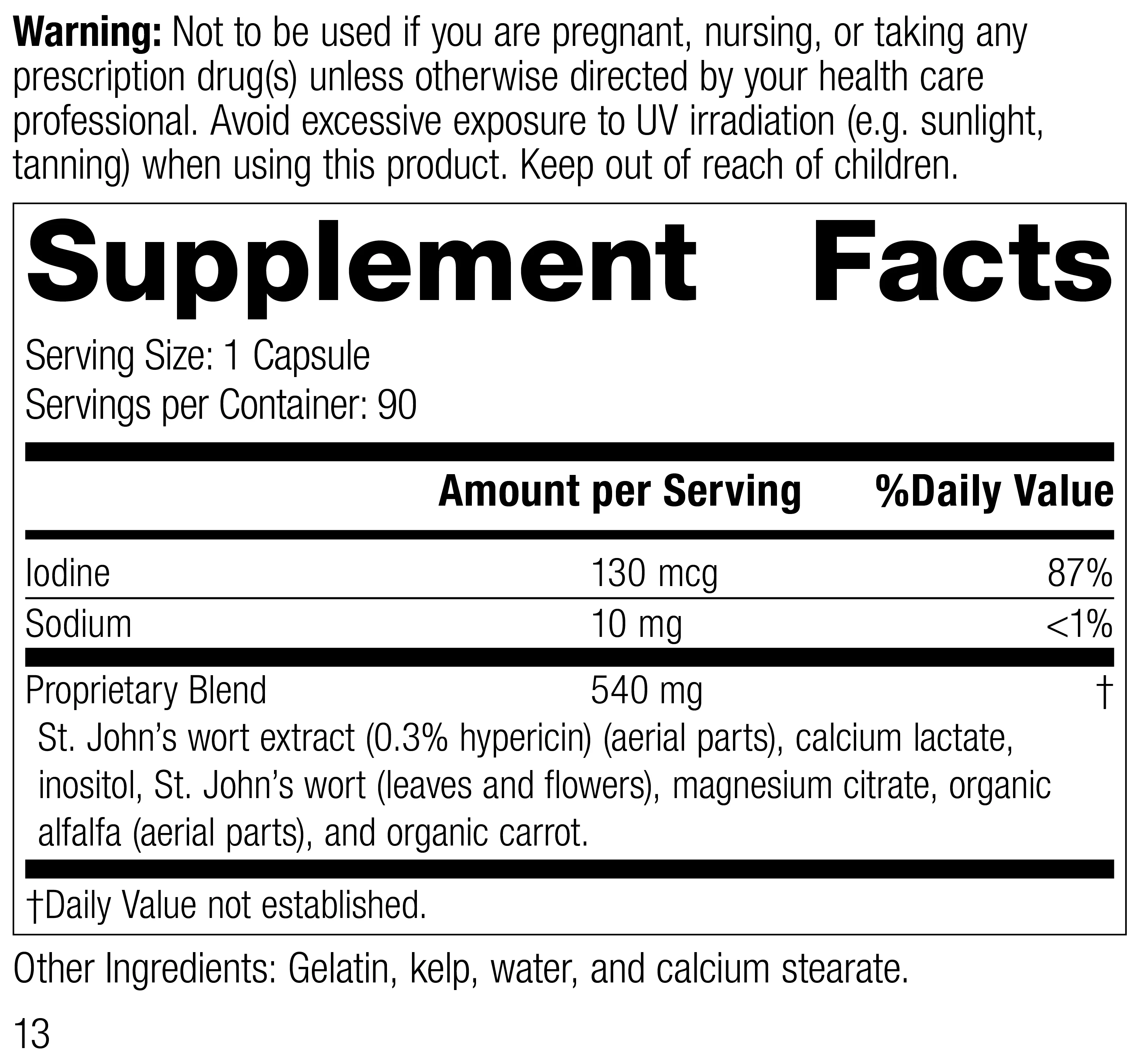 St. John's Wort-IMT™, 90 Capsules - Image 2