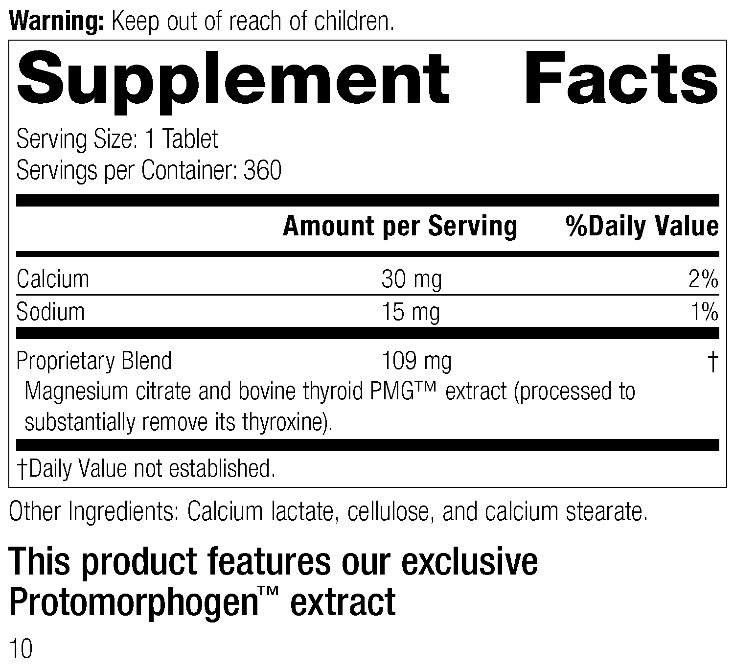 Thytrophin PMG®, 360 Tablets - Image 2